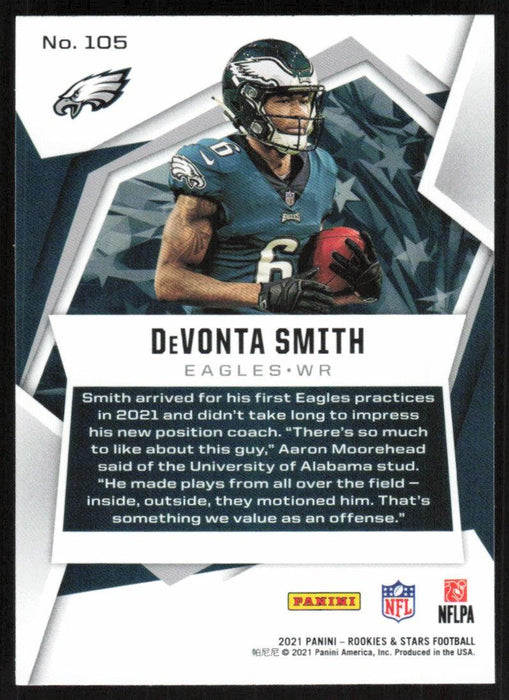 DeVonta Smith 2021 Panini Rookies & Stars # 105 RC Philadelphia Eagles Base - Collectible Craze America