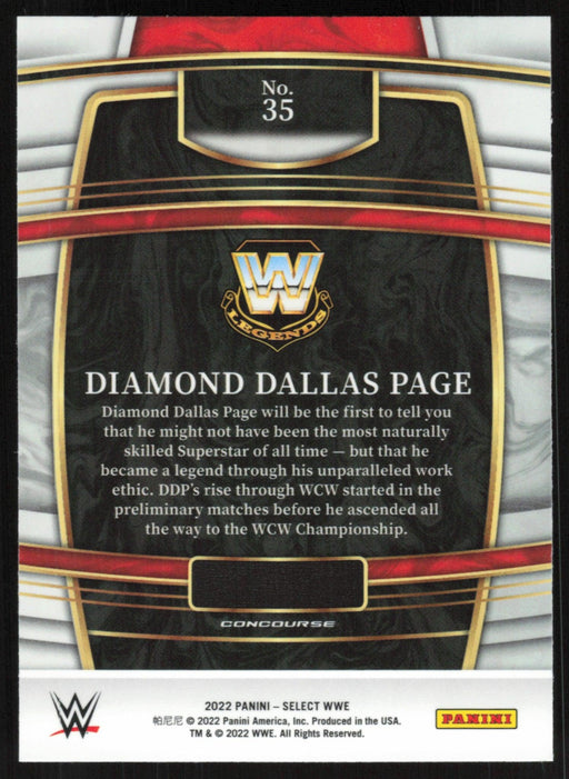 Diamond Dallas Page 2022 Panini Select WWE # 35 Legend Concourse Base - Collectible Craze America