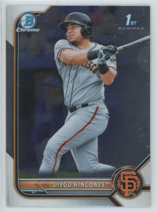 Diego Rincones 2022 Bowman Chrome Prospects # BCP-65 1st Bowman San Francisco Giants - Collectible Craze America