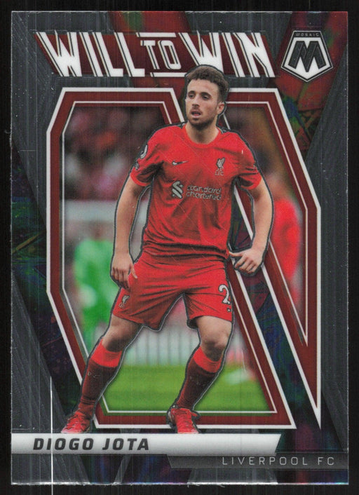 Diogo Jota 2021 Panini Mosaic Premier League # 30 Will to Win Liverpool FC - Collectible Craze America