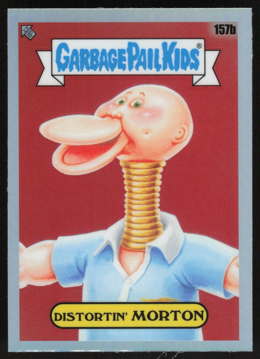 Distortin' MORTON 2021 Topps Chrome Garbage Pail Kids Original Series 4 # 157B Refractor - Collectible Craze America