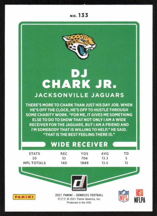 DJ Chark Jr. 2021 Donruss Football # 133 Jacksonville Jaguars Base - Collectible Craze America