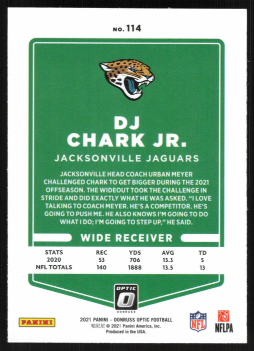 DJ Chark Jr. 2021 Donruss Optic # 114 Jacksonville Jaguars - Collectible Craze America