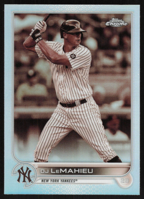 DJ LeMahieu 2022 Topps Chrome # 20 Sepia Refractor New York Yankees - Collectible Craze America