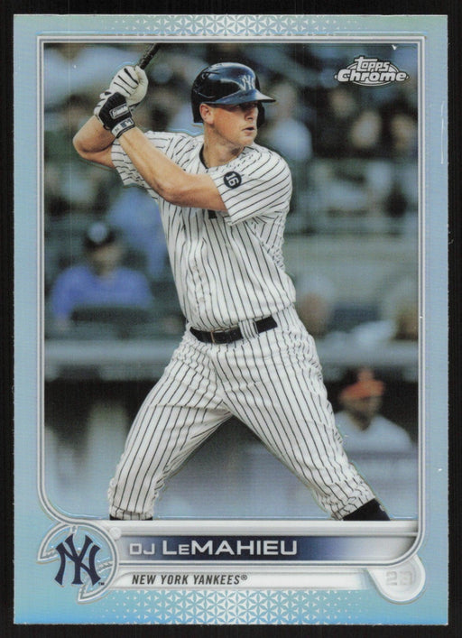 DJ LeMahieu 2022 Topps Chrome Baseball # 20 Refractor New York Yankees - Collectible Craze America