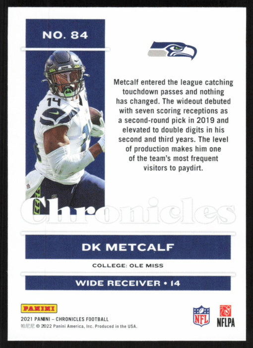 DK Metcalf 2021 Panini Chronicles # 84 Pink Seattle Seahawks - Collectible Craze America