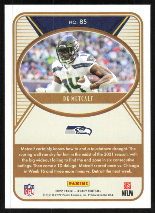 DK Metcalf 2022 Panini Legacy Football Base # 85 Seattle Seahawks - Collectible Craze America