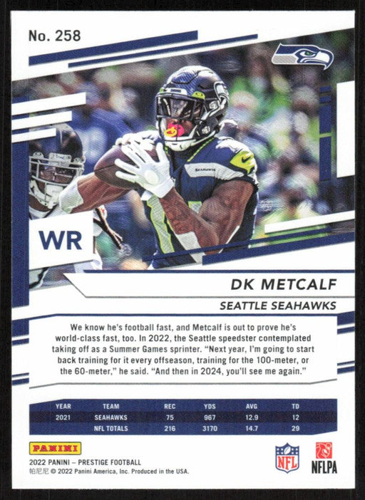 DK Metcalf 2022 Panini Prestige # 258 Seattle Seahawks - Collectible Craze America