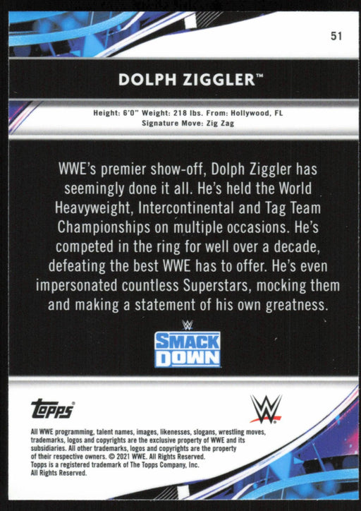 Dolph Ziggler 2021 Topps Finest WWE # 51 - Collectible Craze America