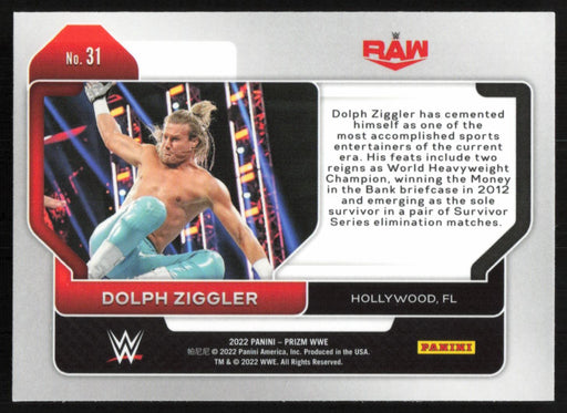 Dolph Ziggler 2022 Panini Prizm WWE # 31 Base Raw - Collectible Craze America