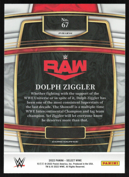 Dolph Ziggler 2022 Panini Select WWE # 67 Concourse Tri-Color Prizm Raw - Collectible Craze America