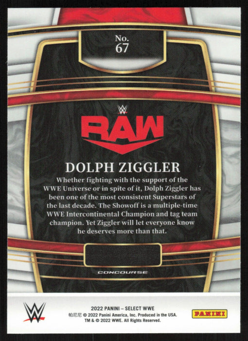 Dolph Ziggler 2022 Panini Select WWE # 67 Raw Concourse Base - Collectible Craze America