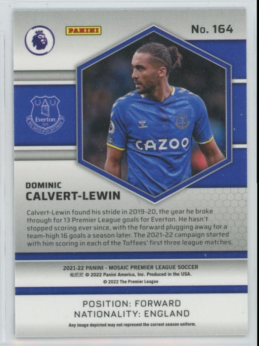 Dominic Calvert-Lewin 2021 Panini Mosaic Premier League # 164 Everton - Collectible Craze America