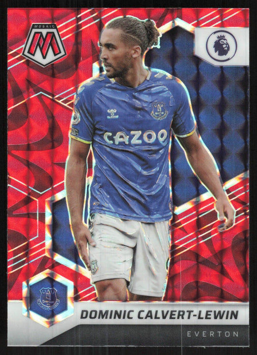 Dominic Calvert-Lewin 2021 Panini Mosaic Premier League # 164 Red Prizm Everton - Collectible Craze America