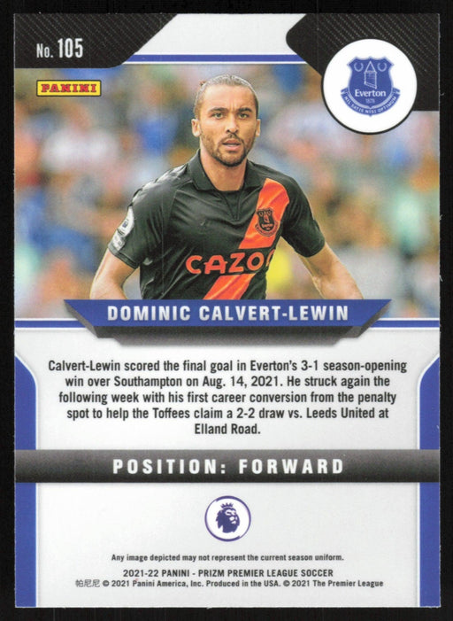 Dominic Calvert-Lewin 2021 Panini Prizm Premier League # 105 Everton - Collectible Craze America