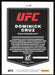 Dominick Cruz 2022 Panini Donruss UFC Base # 97 Bantamweight - Collectible Craze America