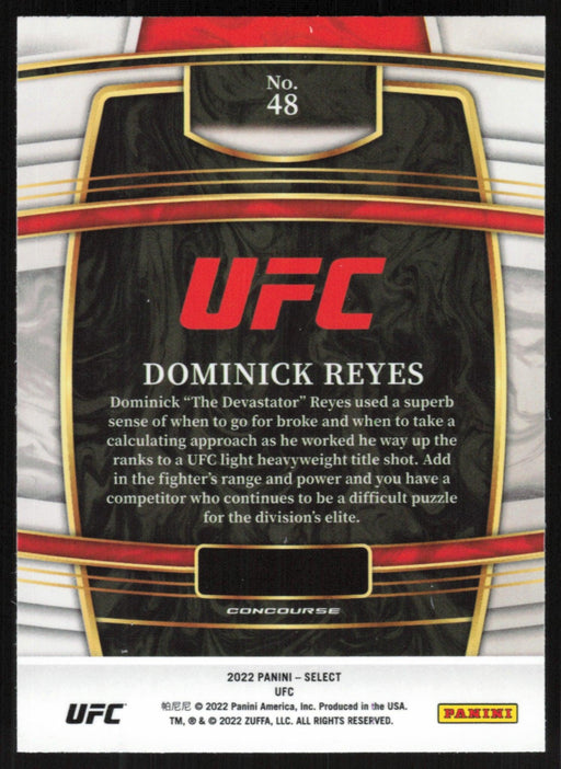 Dominick Reyes 2022 Panini Select UFC # 48 Concourse - Collectible Craze America