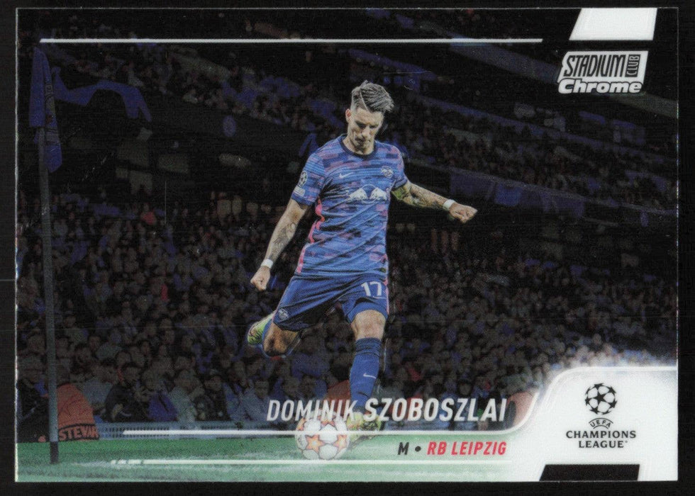 Dominik Szoboszlai 2021 Topps Stadium Club Chrome UEFA Champions League # 39 RB Leipzig Base - Collectible Craze America