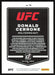 Donald Cerrone 2022 Panini Donruss UFC Base # 19 Welterweight - Collectible Craze America