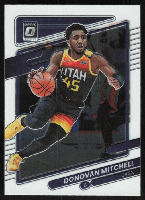 Donovan Mitchell 2021 Panini Donruss Optic # 45 Utah Jazz Base - Collectible Craze America