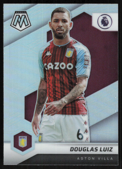 Douglas Luiz 2021 Panini Mosaic Premier League # 123 Silver Prizm Aston Villa - Collectible Craze America