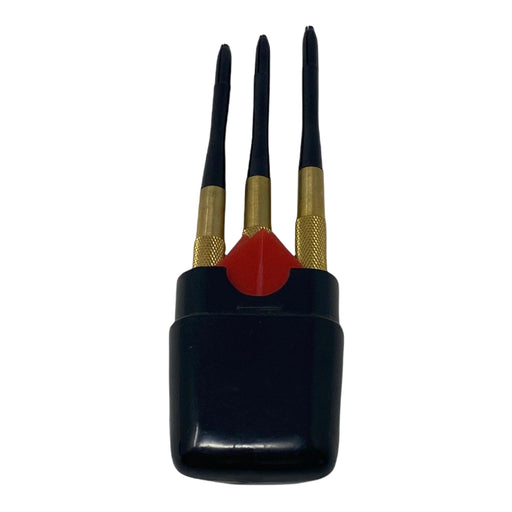 DP Superstar Darts 3 Brass Darts in Hard Plastic Case Red Flights - Collectible Craze America