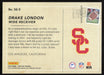 Drake London 2022 Panini Prestige Season Greetings # SG-9 RC Insert USC Trojans - Collectible Craze America