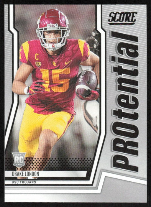 Drake London 2022 Panini Score Football # P-DL RC PROtential USC Trojans - Collectible Craze America