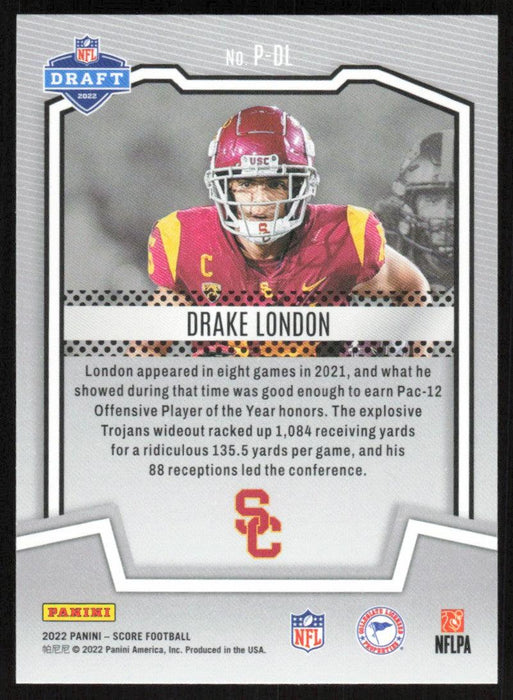 Drake London 2022 Panini Score Football # P-DL RC PROtential USC Trojans - Collectible Craze America