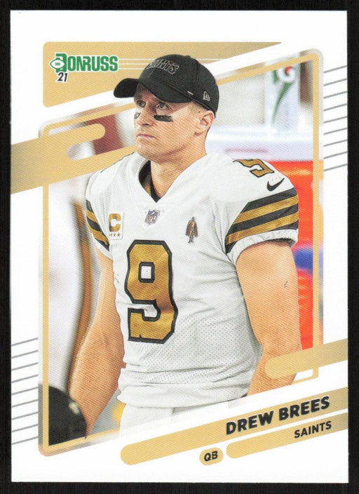 Drew Brees 2021 Donruss Football # 93 New Orleans Saints Image Variation Base - Collectible Craze America