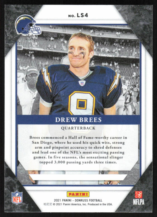 Drew Brees 2021 Donruss Legends Series # LS4 San Diego Chargers - Collectible Craze America