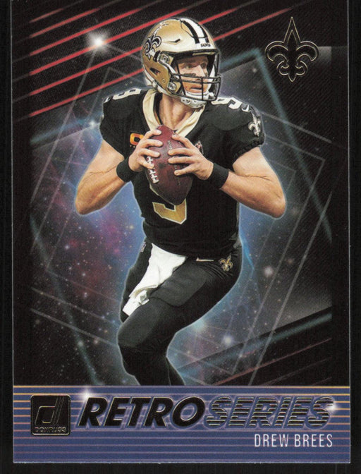 Drew Brees 2021 Donruss Retro Series # RS17 New Orleans Saints - Collectible Craze America