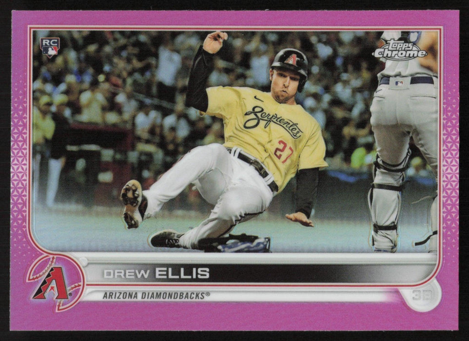 Drew Ellis 2022 Topps Chrome # 77 RC Pink Refractor Arizona Diamondbacks - Collectible Craze America