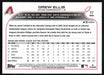 Drew Ellis 2022 Topps Chrome Baseball # 77 RC Arizona Diamondbacks Base - Collectible Craze America
