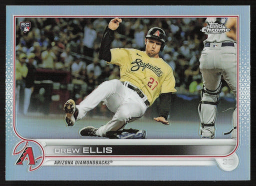 Drew Ellis 2022 Topps Chrome Baseball # 77 RC Refractor Arizona Diamondbacks - Collectible Craze America