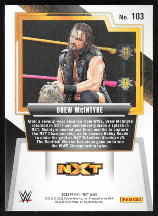 Drew McIntyre 2022 Panini WWE NXT # 103 NXT Alumni Silver NXT - Collectible Craze America