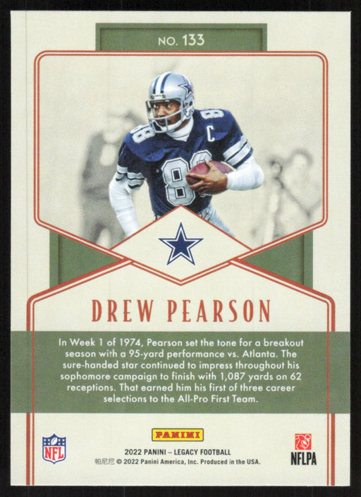 Drew Pearson 2022 Panini Legacy Legends # 133 Dallas Cowboys Base - Collectible Craze America