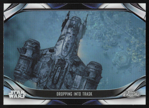 Dropping into Trask 2022 Topps Chrome Star Wars Mandalorian # S2-13 Refractor - Collectible Craze America