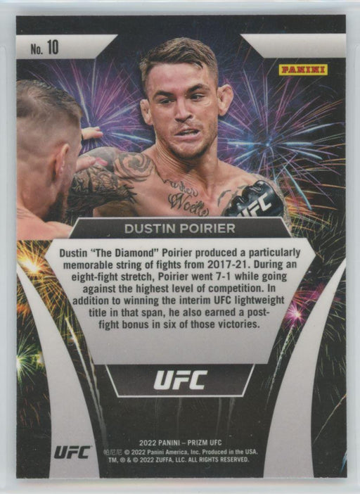 Dustin Poirier 2022 Panini Prizm UFC Fireworks # 10 - Collectible Craze America
