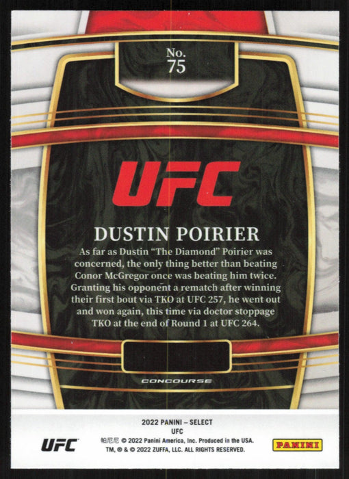 Dustin Poirier 2022 Panini Select UFC # 75 Concourse - Collectible Craze America