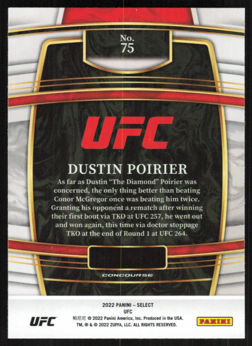 Dustin Poirier 2022 Panini Select UFC # 75 Concourse - Collectible Craze America