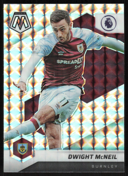 Dwight McNeil 2021 Panini Mosaic Premier League # 34 Mosaic Prizm Burnley - Collectible Craze America