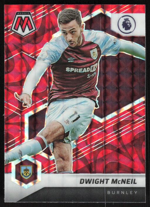 Dwight McNeil 2021 Panini Mosaic Premier League # 34 Reactive Red Burnley - Collectible Craze America