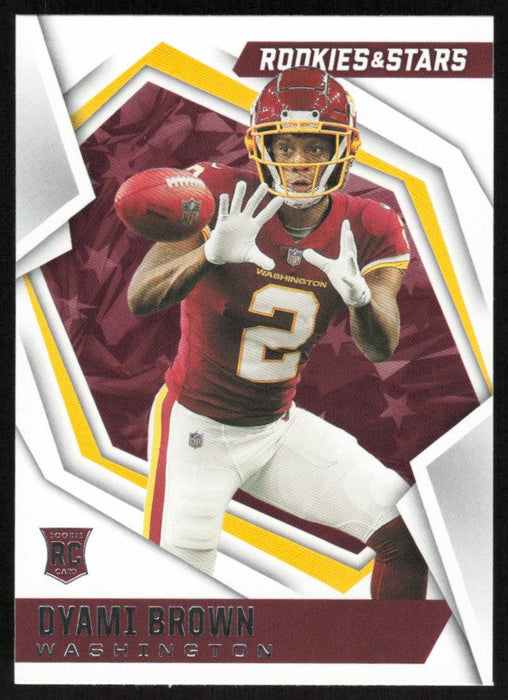 Dyami Brown 2021 Panini Rookies & Stars # 123 RC Washington Football Team Base - Collectible Craze America