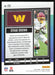 Dyami Brown 2022 Panini Score Football # 252 Red Washington Commanders - Collectible Craze America