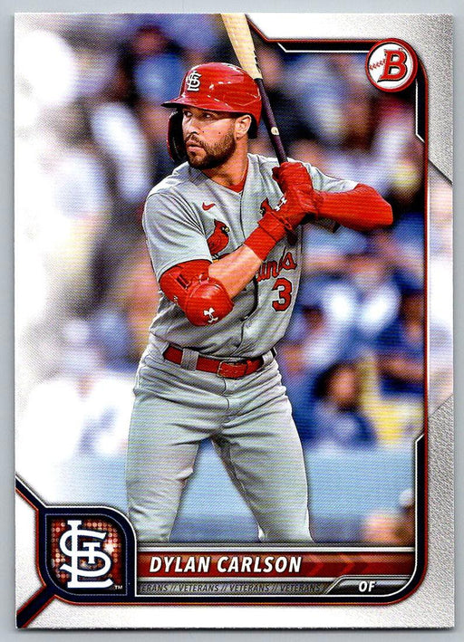 Dylan Carlson 2022 Bowman # 14 St. Louis Cardinals - Collectible Craze America