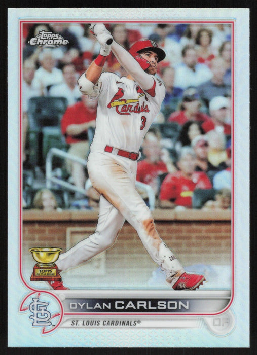 Dylan Carlson 2022 Topps Chrome # 158 Refractor St. Louis Cardinals - Collectible Craze America