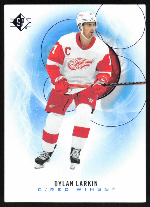 Dylan Larkin 2020 SP Hockey # 80 Detroit Red Wings Blue Parallel - Collectible Craze America