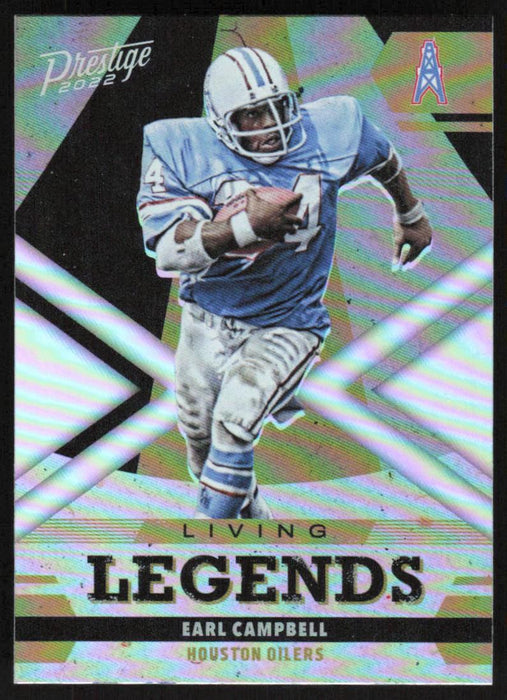 Earl Campbell 2022 Panini Prestige Living Legends # LL-14 Insert