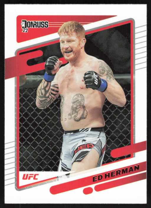 Ed Herman 2022 Panini Donruss UFC Base # 192 Light Heavyweight - Collectible Craze America